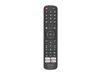 Savio Rc-14 Universal Remote Control/Replacement For Hisense Smart Tv, Tv, Tv-Tuner, Ir Trådlös, Tryckknappar, Svart