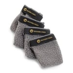 Seleverkstedet Potesokker hund Fleece Grey 4 stk Mini