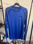 Nike Pro Dri-Fit Training Top Long Sleeve Tight Fit Lightweight Mens Large Blue