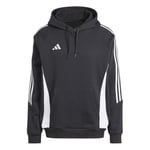 adidas Hettegenser Tiro 24 - Sort/hvit, størrelse Small