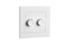 SG LEDDim dobbel dimmer - 2x100W - Hvit - Hvit