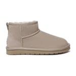 EVER AU Womens Women Finch Ultra Mini Classic Boots - Sand Suede - Size UK 4