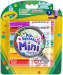 CRAYOLA Pip-Squeaks Mini Washable Felt Tip Colouring Pens - Assorted Colours (P