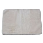 Tapis effet fourrure ultra doux beige crème L.90 x l.60cm Ornami