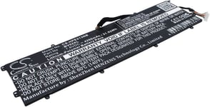 Kompatibelt med Hp Envy X2 13-J021ND, 7.6V, 4200 mAh