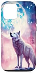 iPhone 12/12 Pro White Wolf in Fantasy Style Art| For Wolf Enthusiasts Case