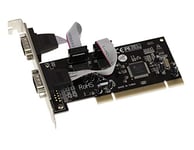 KALEA-INFORMATIQUE Carte contrôleur série RS232 sur Port PCI 2 Sorties COM DB9 UART avec Chipset MOSCHIP MCS9865