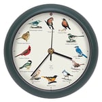 Mark Feldstein The Original Horloge Oiseau Chantant Édition 25e Anniversaire (20,3 cm, Vert)