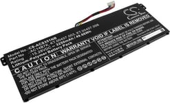 Kompatibelt med Acer Nitro 5 AN515-42-R0GJ, 15.28V, 3250 mAh