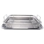 Deluxe Air Fry in Your Oven 2-Piece Set, Baking Pan Perfect for the Grill T9I1