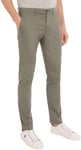 Tommy Hilfiger Men's Bleecker Printed Structure Slim Fit Chinos, Grey (Hydrogen Grey), 28W/28L