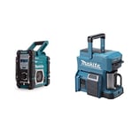 Makita Akku-Radio Dmr 112 avec Dab+ et Bluetooth & DCM501Z Machine à Café 18 V ou 12 V Li-ION (Produit Seul)