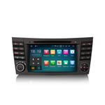 ERISIN Android 10.0 Car Stereo DVD Player for Mercedes CLS/G/E Class W211 W219 7 Inch Support GPS Sat Nav Carplay Android Auto Bluetooth A2DP Wifi 4G DAB+ RDS Mirror Link TPMS SWC 2GB RAM + 16GB ROM