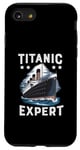 Coque pour iPhone SE (2020) / 7 / 8 Titanic Expert – White Starline RMS Titanic Garçons Filles