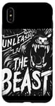 Coque pour iPhone XS Max Déclaration cool Unleash the Beast pour garçons et filles