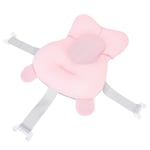 (Pink)Baby Bath Mat Floating Bath Support For Babies Soft Anti Slip Bath Pad