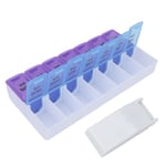 AM PM 7 Days Pills Case Weekly Pills Organizer Capsule Supplements Vitamin LLE