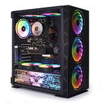 Veno Scorp Gaming PC I7-2600, 2TB HDD - 512 SSD - 16GB RAM - GT710 2GB - RGB CASE Windows 10 with Neonzilla 8 ARGB FANS