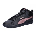 PUMA Men's Smash 3.0 MID WTR Sneaker, Black-Rose Gold, 7 UK