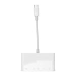 5 in 1 USB C -keskitin USB3.0-portilla Tallennuskortti Muistikortinlukija Paikka Type C Latausportti 3,5MM AUX-portti USB-keskittimen sovitin