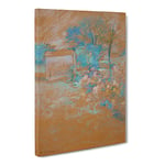 John Henry Twachtman Spring Classic Painting Canvas Wall Art Print Ready to Hang, Framed Picture for Living Room Bedroom Home Office Décor, 30x20 Inch (76x50 cm)