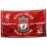 Liverpool Flaggbanderoll 3X4.7Feet England Premier Football Soccer flag sjal