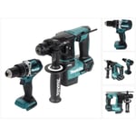 Makita - dlx 2278 Kit combiné sans fil Brushless + perceuse-visseuse à percussion dhp 484 54 Nm + dhr 171 Marteau perforateur 1,2 j Solo - sans