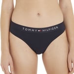 Tommy Hilfiger Truser Bikini Panties Marine økologisk bomull Large Dame