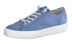 Paul Green Femme Chaussures à Lacets 4081, Dame Chaussures Confortables Largeur: Normale (WMS),Denim-Blau (Black),40.5 EU / 7 UK