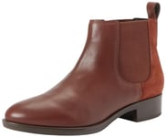 Geox Femme D Felicity Bottines à la Cheville, Marron, 39.5 EU