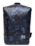 Roll Top Backpack Ryggsäck Väska Navy Herschel