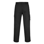 Mens Cargo Combat Work Trousers Black Combat Portwest 38" Waist x 31" Leg