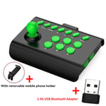 Langaton Bluetooth Wired Arcade Game Stick Joystick -ohjain Nintendo Switch PS4 PS3 Ultimate Pandora Box PC-matkapuhelimelle