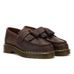 Dr. Martens Adrian Crazy Horse Brown Loafers