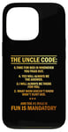 iPhone 13 Pro 5 Rules For The Uncle Code #1 Fun Is Mandatory Niece Nephew Case