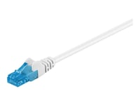 Goobay - Koblingskabel - Rj-45 (Hann) Til Rj-45 (Hann) - 1 M - Utp - Cat 6A - Halogenfri, Uten Hindringer, Flertrådet - Hvit