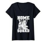 Womens Janitorial Squad Domestic Work - Cleaning Housekeeper V-Neck T-Shirt