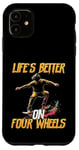 Coque pour iPhone 11 Skateboard Lovers Skater Board pour hommes