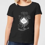 T-Shirt Femme Carte du Maraudeur - Harry Potter - Noir - XXL