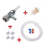 KIT ESSENCE MOTEUR BERNARD : ROBINET + COLLIER TUBE + DURITE + FILTRE A CARBURANT TONDEUSE TRACTEUR MOTOCULTEUR