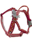 Hurtta Razzle-Dazzle Y-harness 45-55 cm Beetroot