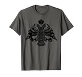 Greece Orthodox Byzantium Cross NIKA Eagle Greek big chest T-Shirt