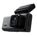 2K Ultra HD WiFi Night Vision Fram och bak Bil Dash Cam med parkeringsmonitor