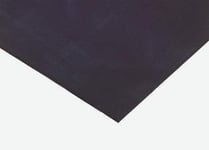 RS PRO Tapis en Caoutchouc néoprène, Noir, 1 m x 12 mm x 600 mm 1,4 g/cm³