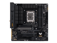 ASUS TUF GAMING B760M-PLUS WIFI D4 - Moderkort - micro ATX - LGA1700-uttag - B760 Chipuppsättning - USB 3.2 Gen 1, USB 3.2 Gen 2, USB-C 3.2 Gen 2x2 - 2.5 Gigabit LAN, Wi-Fi 6, Bluetooth - inbyggda grafiken (CPU krävs) - HD-ljud (8 kanaler)