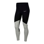 Nike W NSW Lggng Cb Sport Trousers - Black/Dark Grey Heather/White, X-Small