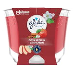 Glade Bougie parfumée longue durée Cosy Apple & Cannelle