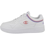 Champion Women's Rebound Low Trainers, White Coral Lilac Ww006, 8 UK