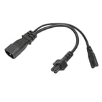 IEC320 C14 Male To C5 C7 Female Power Cord 1 In 2 Out 10A 250V Waterproof Po Hot