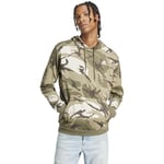 adidas Men's Seasonal Essentials Camouflage Hoodie, olive strata, XL Tall